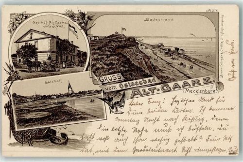 Ostseebad Rerik 1903 Gasthaus J. Piel Badestrand Salzhaff Anker Verlag Bruno Bürger Nr 378