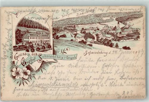 Schmiedeberg 1897 Gasthaus Vorläufer der 1880er Jahre