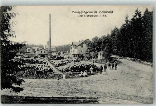 09603 O9201 Siebenlehn 1919 - Dampfsägewerk Zellwald