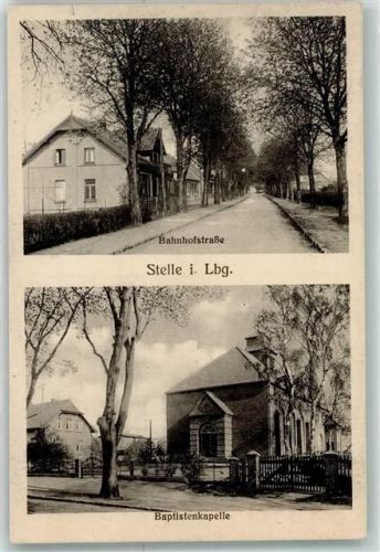 21435 W2093 Stelle , Kr Harburg - Bahnhofstraße Baptistenkapelle
