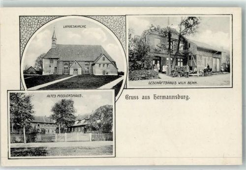 29303 W3102 Hermannsburg - Landeskirche Geschäftshaus Wilh. Behn Altes Missionshaus