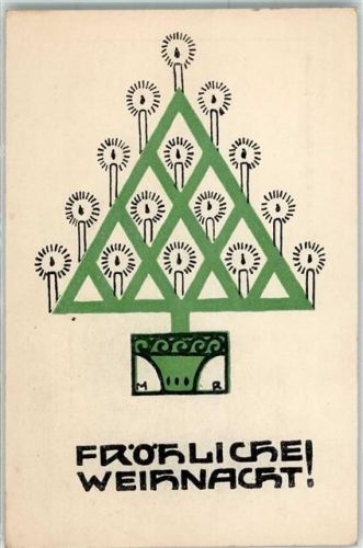 Fröhliche Weihnacht! Tannenbaum Werkstätten Marga Renner Kunstgeschichte Berlin