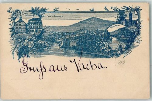 Vacha Rathaus Widemark Weidenhain Neubau Vorläufer Ort handschriftlich