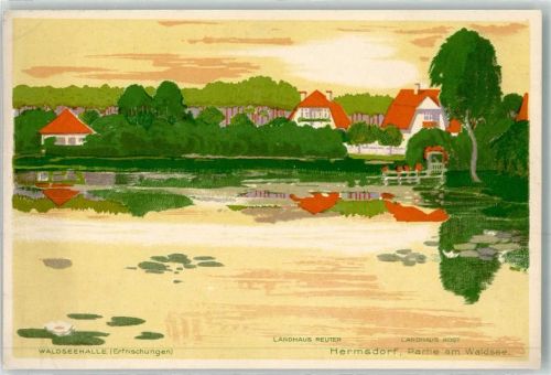 10115 W1000 Reinickendorf - Waldsee Seerose Waldseehalle Landhaus Reuter Landhaus Rost Hermsdorf