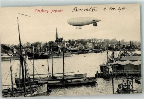 24937 W2390 Jürgensby 1910 - Zeppelin Luftschiff Parseval VI
