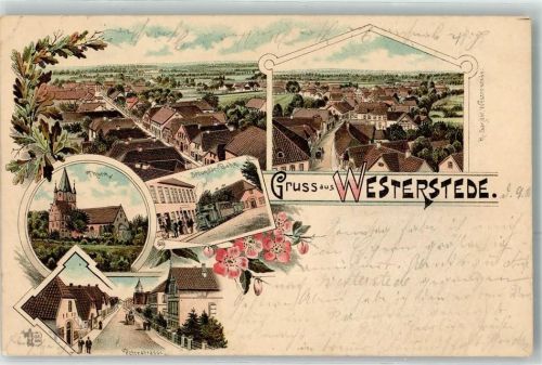 Westerstede 1898 Turm Sekundär-Bahn Peterstraße