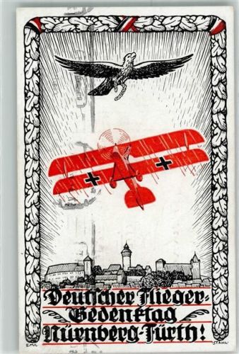 Nürnberg 1924 Deutscher Flieger Gedenktag