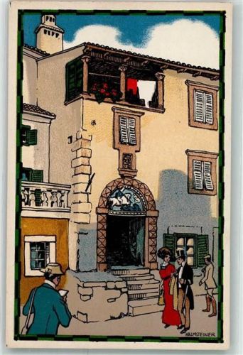 Wien Österr. Adira Ausstellung 1913 A 6 Lovrana St. Georgshaus sign Kalmsteiner
