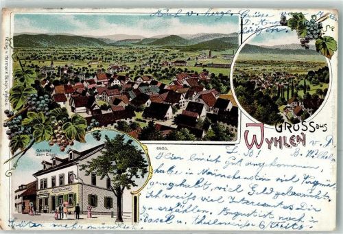 Wyhlen 1904 Gasthaus Zum Engel