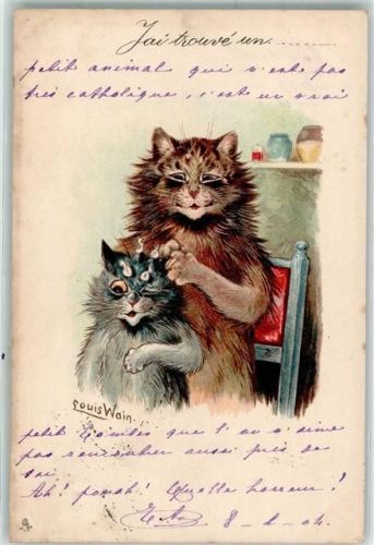 1904 Katzen Jai trouve un Serie 331 Raphael Tuck & Fils