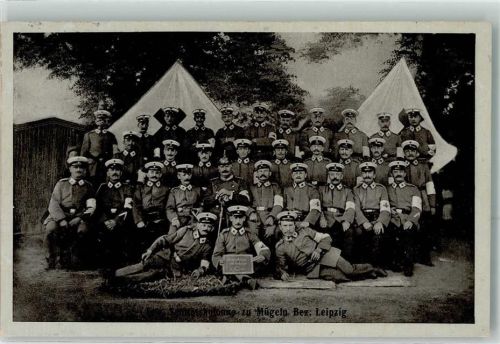 04769 O7263 Mügeln b Oschatz 1915 - Gruppenfoto Soldaten Rotes Kreuz