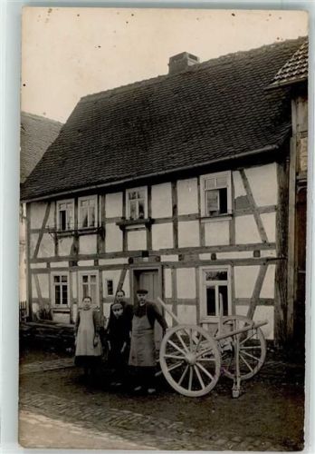 36304 W6320 Alsfeld 1911 Privatfoto AK Wohnhaus Ort handschriftlich