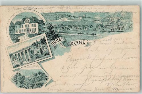 Greene 1896 Viadukt Burg Vorläufer