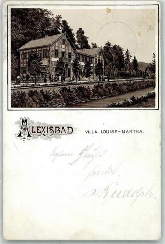 06493 O4301 Alexisbad 1891 - Villa Louise-Martha Vorläufer