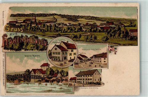 Hohentengen Schloss Rötteln Handlung J. N. Sutter Gasthaus Zum Lamm Handlung Gasthaus Zum Löwen