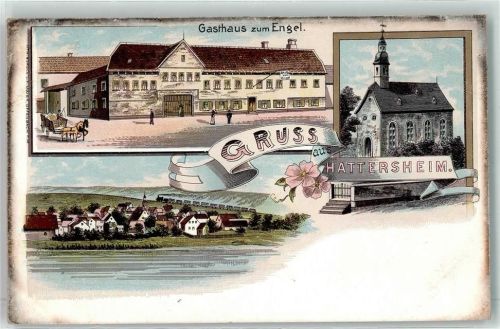 Hattersheim Gasthaus Zum Engel Kirche