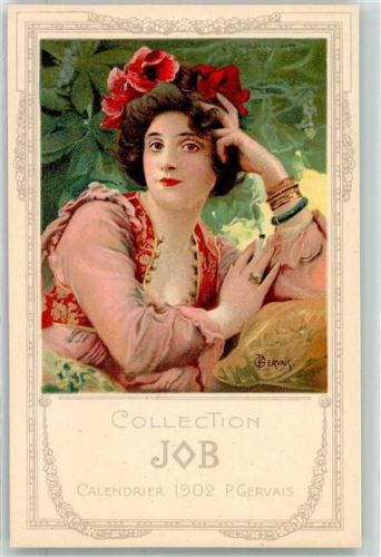 Calendrier 1902 P. Gervais Jugendstil