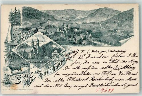 Klosterreichenbach Kloster Vorläufer 1880er Jahre
