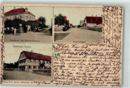Altenheim Konditorei Bahnhofstraße Hauptstraße Kaifmann Staehle