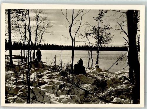 Gebirgsdivision Nord in Karelien Russische Föderation Gut getarnt auf Posten vor dem Feind Kriegsberichter Langner SS