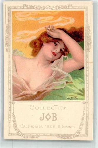 Calendrier 1898 D. Hernandez Erotik Jugendstil