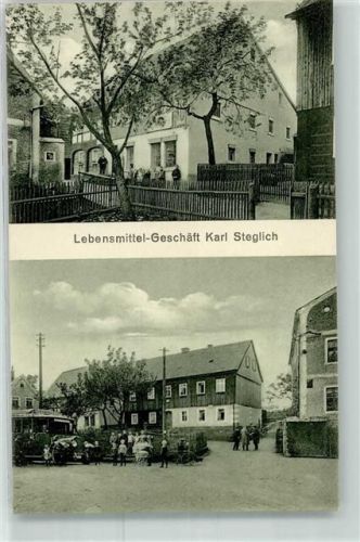 01855 O8361 Hinterhermsdorf - Lebensmittel Geschäft Karl Steglich