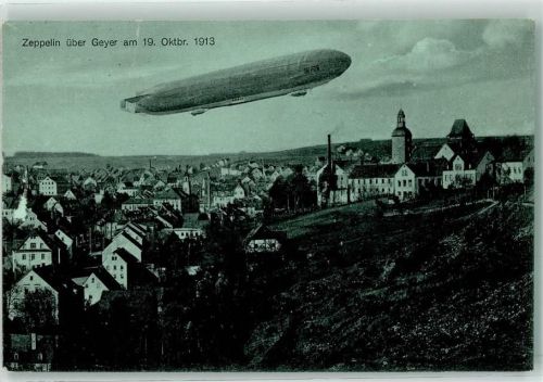 09468 O9307 Geyer - Zeppelin Luftschiff 19. Oktober 1913