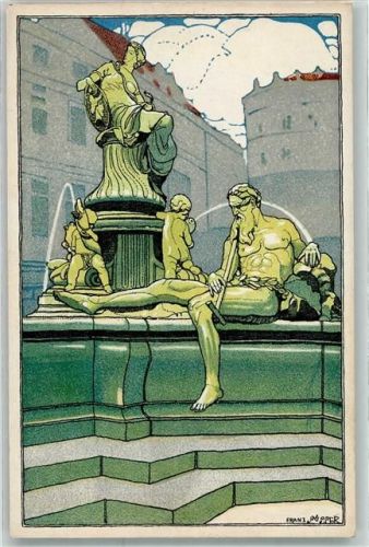 Wien sign Franz Pösser Donner Brunnen A 103