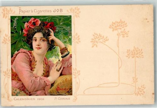 Calendrier 1902 Gervais P. Jugendstil