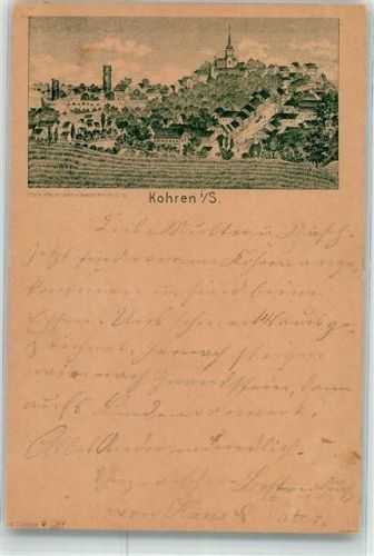 04655 O7234 Kohren-Sahlis - Vorläufer 1880er Jahre