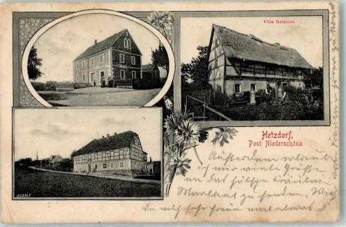 Hetzdorf 1909 villa Heinrich