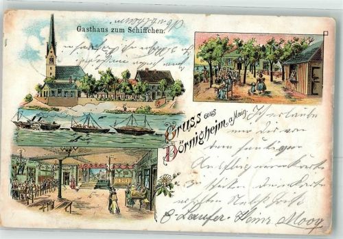 Dörnigheim 1901 Gasthaus Zum Schiffchen