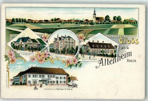 Altenheim Villa Wurth Sutter Trunkenbold Gasthaus Zum Salmen E. Herd