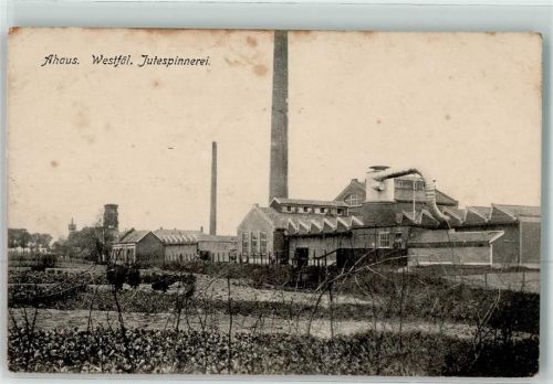 48683 W4422 Ahaus 1918 - Westfäl. Jutespinnerei