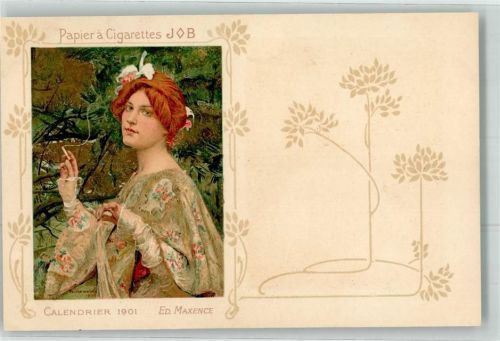 Calendrier 1901 Ed. Maxence Rauchen Jugendstil Collection JOB
