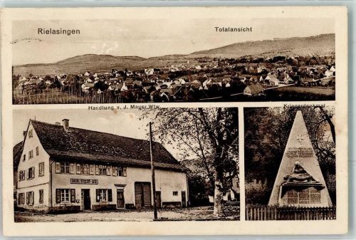 78239 W7703 Rielasingen - Handlung J. Mauer Wtw Kriegerdenkmal