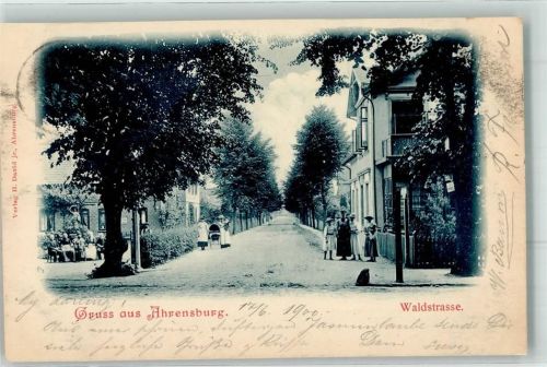 Ahrensburg 1900 Waldstraße