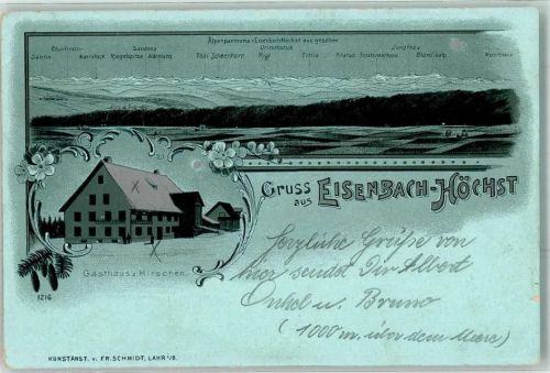 Eisenbach Gasthaus Zum Hirschen