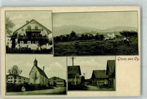87466 W8967 Oy 1910 - Kirche Wandmalerei