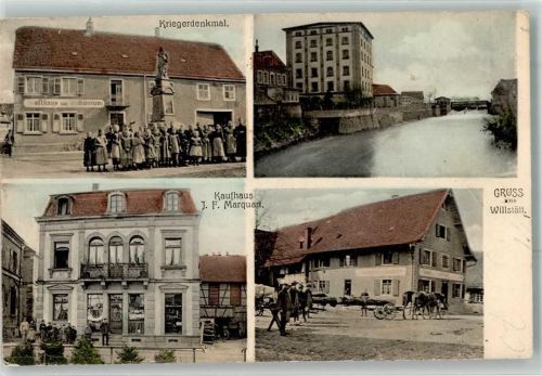 Willstätt Kriegerdenkmal Kaufhaus F. F. Marquart