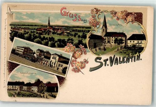 St. Valentin Bahnhof Eisenbahn Bahnhofstrasse Kirche