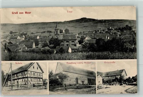 36341 W6420 Maar 1917 - Schule Handlung C. weller Ortstraße