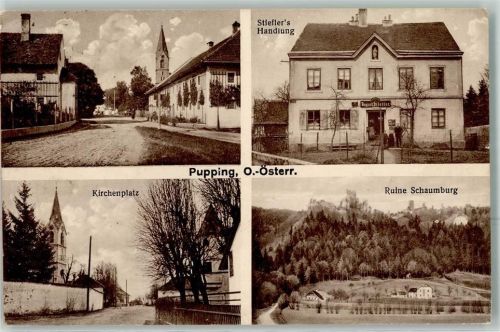 4070 Pupping - Handlung Stiefler Kirchenplatz Burg Schaumburg