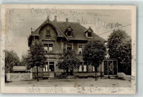 79211 W7819 Denzlingen - Gasthaus Bahnhof Restaurant Otto Arnold Bahnpost Frankfurt Zug 940