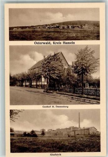 Osterwald Gasthaus H. Dannenberg Glasfabrik