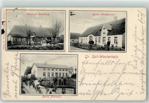 24977 W2391 Westerholz b Langballig - Handlung Kiesbuy Wohnhaus Christiansen
