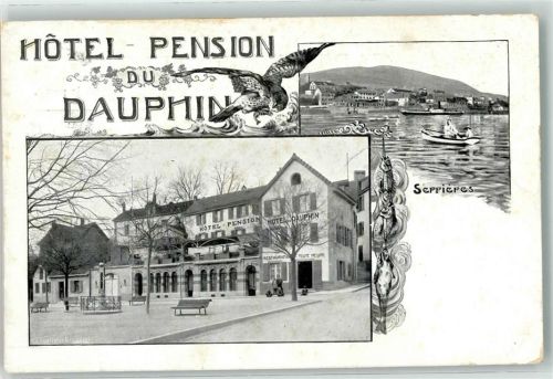 Serrieres 1912 Hotel Pension du Dauphin