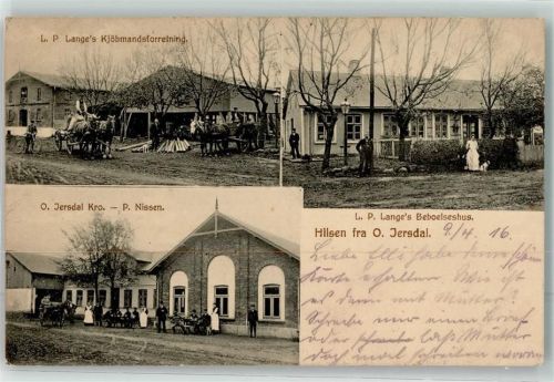 Hadersleben Over Jerstal Feldpost WK I