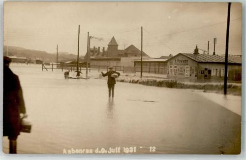 Apenrade 1931 Hochwasser 1931