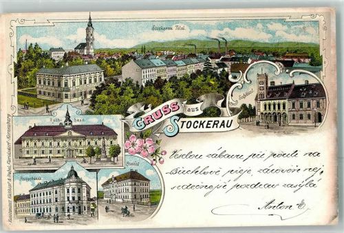 Stockerau Rathaus Postamt Conviet Schloss